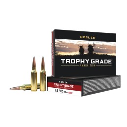 Nosler 61232 Trophy Grade LongRange 6.5PRC 142gr Nosler Spitzer AccuBond Long Range 20 Per Box10 Case