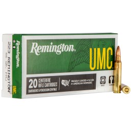 Remington Ammunition 23711 UMC  223Rem 55gr Full Metal Jacket 20 Per Box10 Case