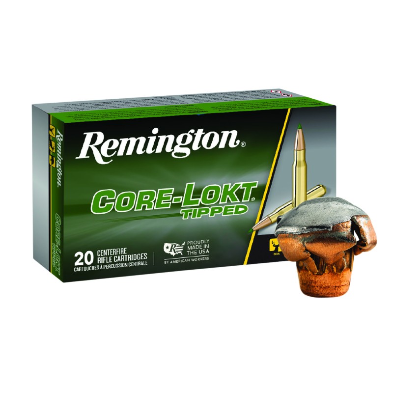 Remington Ammunition 29015 CoreLokt Tipped  243Win 95gr CoreLokt Tipped 20 Per Box10 Case