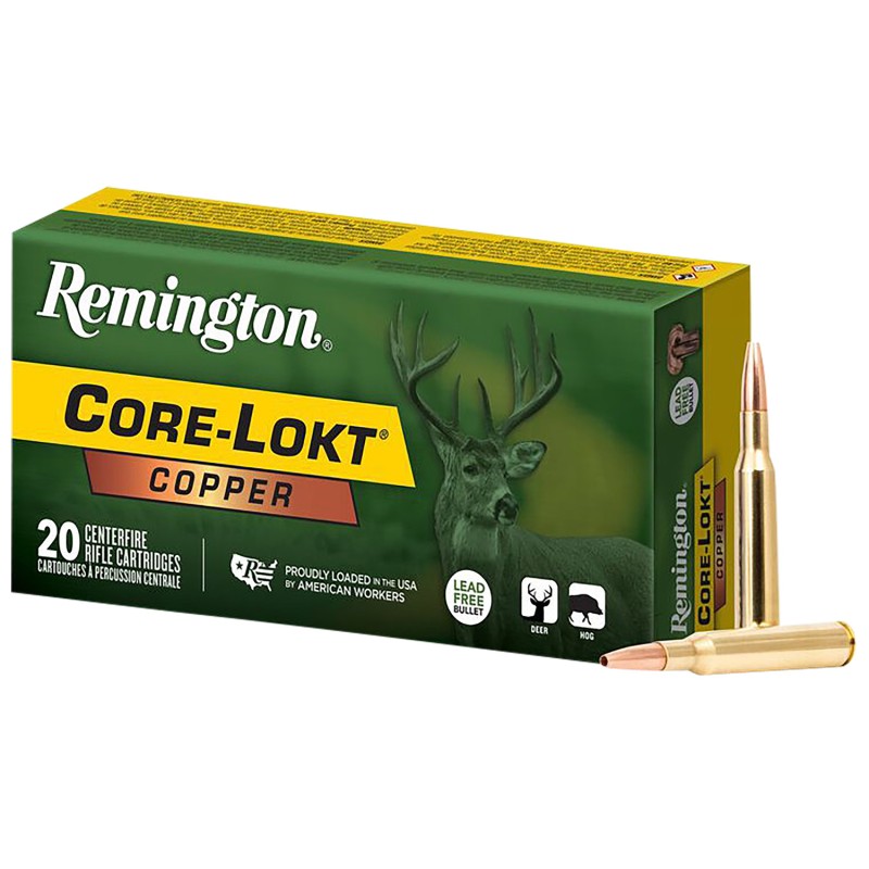 Remington Ammunition R27856 CoreLokt Copper 243Win 85gr Copper Hollow Point 20 Per Box10 Case