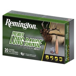 Remington Ammunition R28828 Premier Long Range 6.5PRC 140gr Speer Impact 20 Per Box10 Case