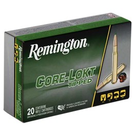 Remington Ammunition R20039   7mm08Rem 140gr CoreLokt Tipped 20 Per Box10 Case