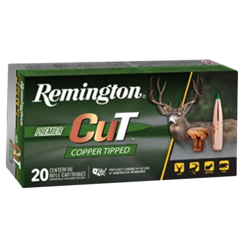 Remington Ammunition R22345 Premier Cut 300WinMag 180gr 20 Per Box10 Case