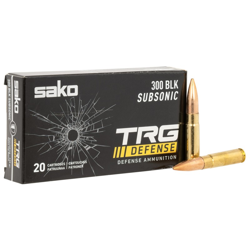 SAKO TIKKA JASTRG300BLK220B MatchKing  300Blackout 220gr 20 Per Box10 Case