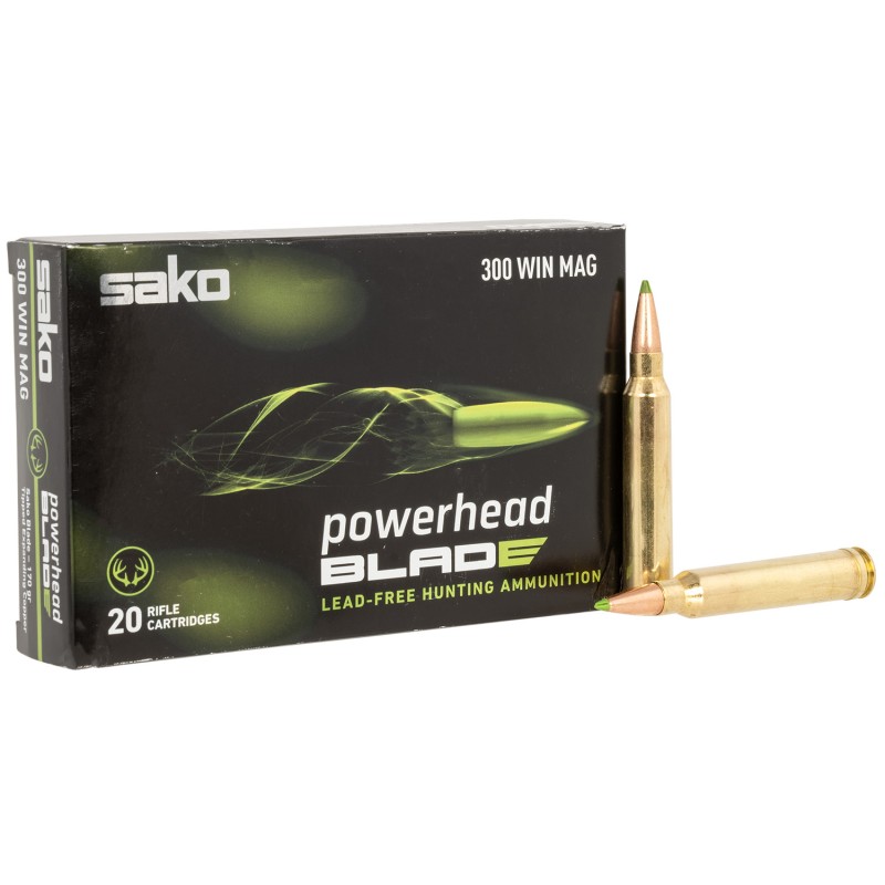 SAKO TIKKA JASPHB300WM170B PowerHead Blade 300WinMag 170gr 20 Per Box10 Case