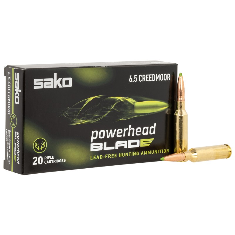 SAKO TIKKA  PowerHead Blade 6.5Creedmoor 120gr 20 Per Box10 Case