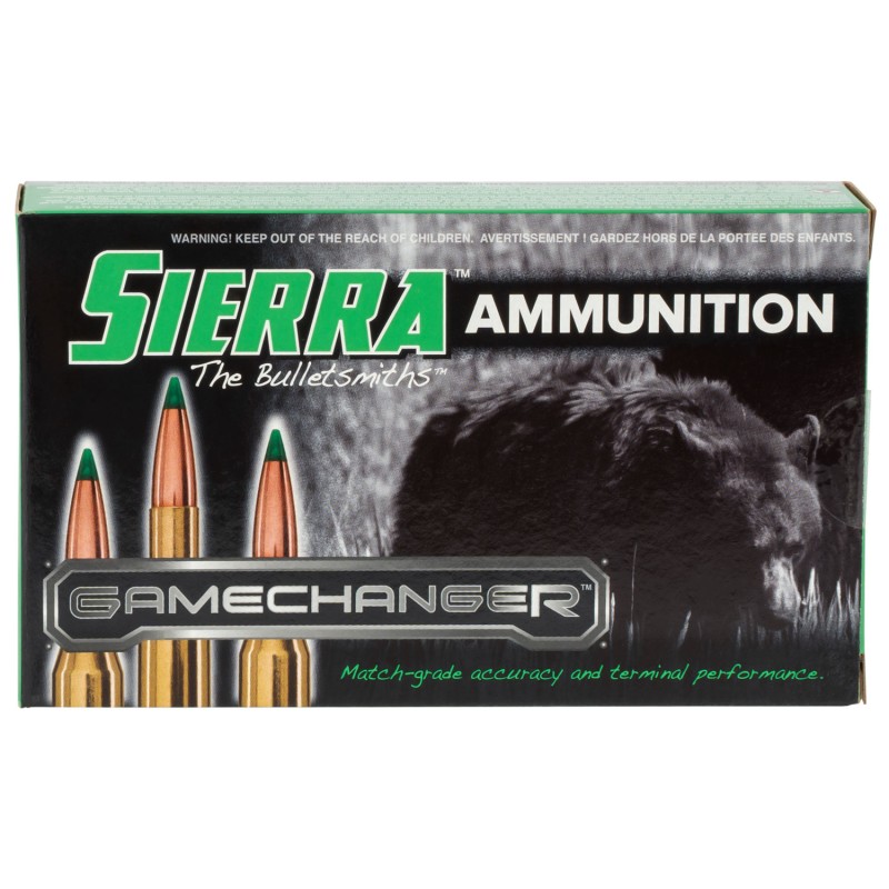 Sierra A466906 GameChanger  3006Springfield 165gr Sierra Tipped GameKing 20 Per Box10 Case