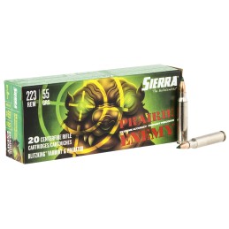 Sierra A145509 Prairie Enemy  223Rem 5gr Sierra BlitzKing 20 Per Box 10 Case