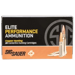 Sig Sauer E3006H120 Elite Copper Hunting  3006Springfield 150gr Copper Solid 20 Per Box10 Case