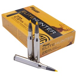 Sig Sauer E270TH220 Elite Hunter Tipped  270Win 140gr Controlled Expansion Tip 20 Per Box10 Case