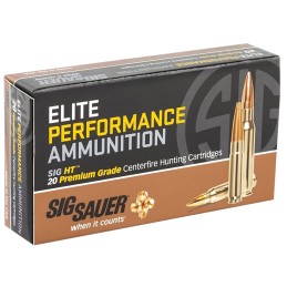 Sig Sauer E270H120 Elite Copper Hunting  270Win 130gr Copper Solid 20 Per Box10 Case