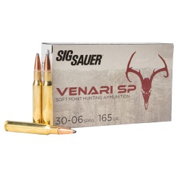 Sig Sauer V3006SP16520 Venari  3006Springfield 165gr Soft Point 20 Per Box10 Case