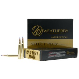 Weatherby B24080TTSX Select Plus  240WthbyMag 80gr Barnes Tipped TSX Lead Free 20 Per Box10 Case