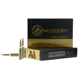 Weatherby F65PRC130SCO Select Plus  6.5PRC 130gr Swift Scirocco 20 Per Box10 Case