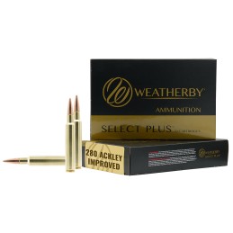 Weatherby F280A150SCO Select Plus  280Ackley Improved 150gr Swift Scirocco 20 Per Box10 Case