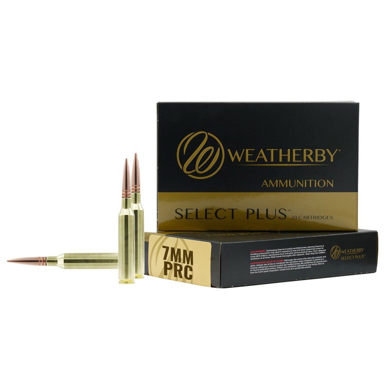 Weatherby M7PRC177HCB Select Plus  7mmPRC 177gr Hammer Custom 20 Per Box10 Case