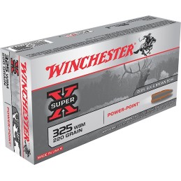 Winchester Ammo X325WSM PowerPoint  325WSM 220gr 20 Per Box10 Case