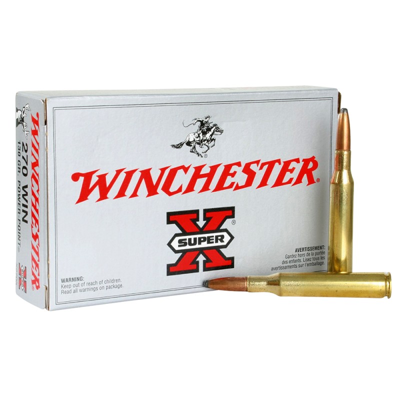 Winchester Ammo X2705 PowerPoint  270Win 130gr 20 Per Box10 Case