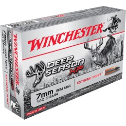 Winchester Ammo X7DS Deer Season XP  7mmRemMag 140gr Extreme Point 20 Per Box10 Case