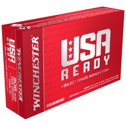 Winchester Ammo RED308 USA Ready  308Win 168gr Open Tip Range 20 Per Box10 Case