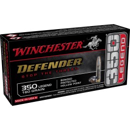 Winchester Ammo S350PDB Defender  350Legend 160gr Bonded Protected Hollow Point 20 Per Box10 Case