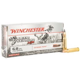 Winchester Ammo X68SPCDS Deer Season XP 6.8mmRemSPC 115gr Extreme Point 20 Per Box10 Case