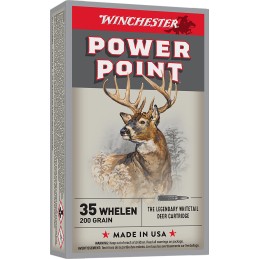 Winchester Ammo X35W PowerPoint  35Whelen 200gr 20 Per Box10 Case