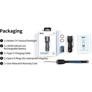 T4 Tactical Flashlight