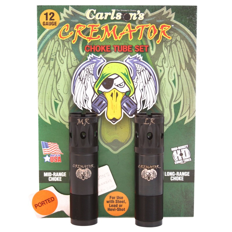 Carlsons Choke Tubes 11532 Cremator  Remington Rem Choke 12 Gauge MidLong Range Ported 174 Stainless Steel