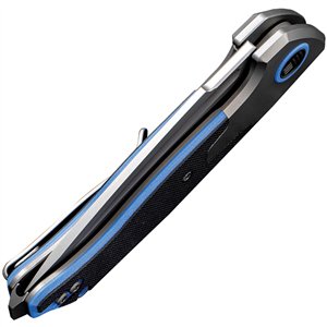 Press Check Framelock Blue